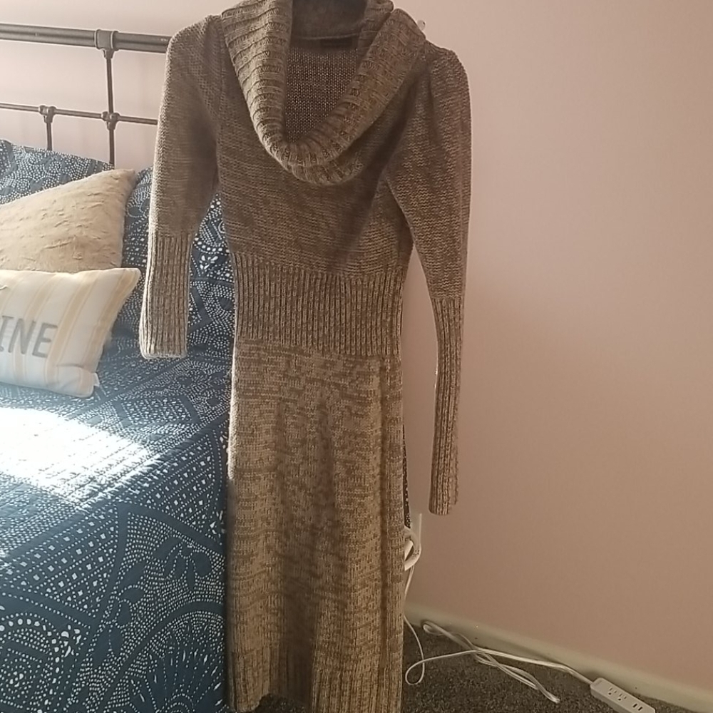 Victoria's Secret Tan/brown sweater dress